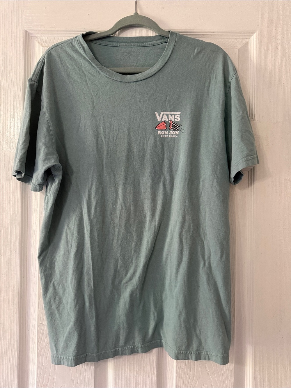 Vans Men’s Short Sleeve Tee — Teal Green with Small Logo